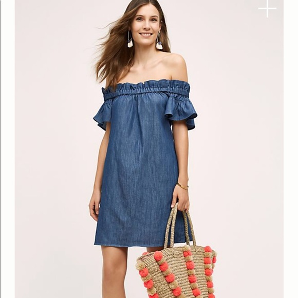Anthropologie Dresses & Skirts - Anthropologie denim dress